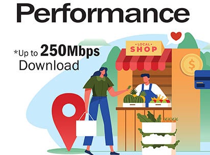 250Mbps Download Speeds