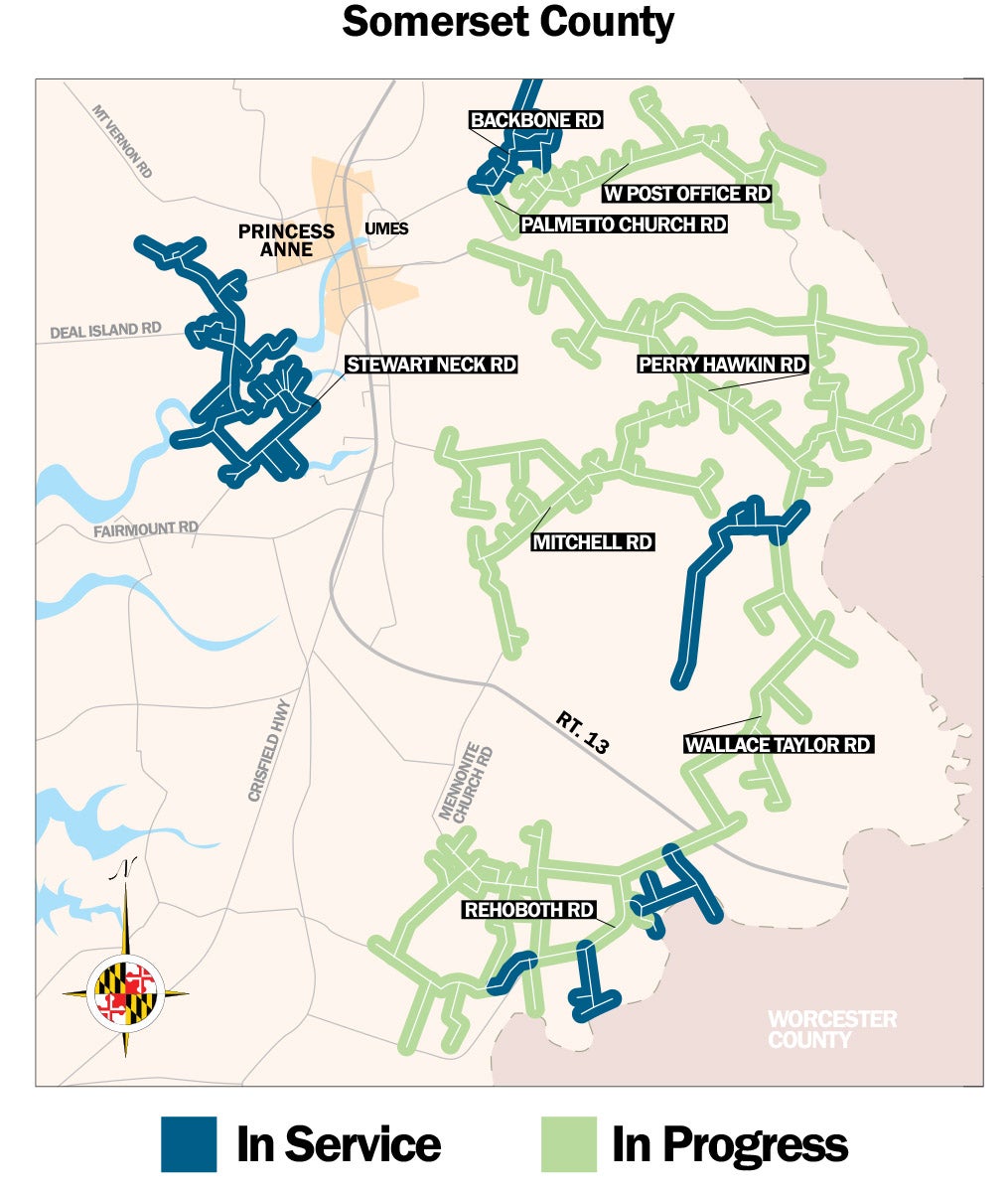 Somerset County Broadband Map