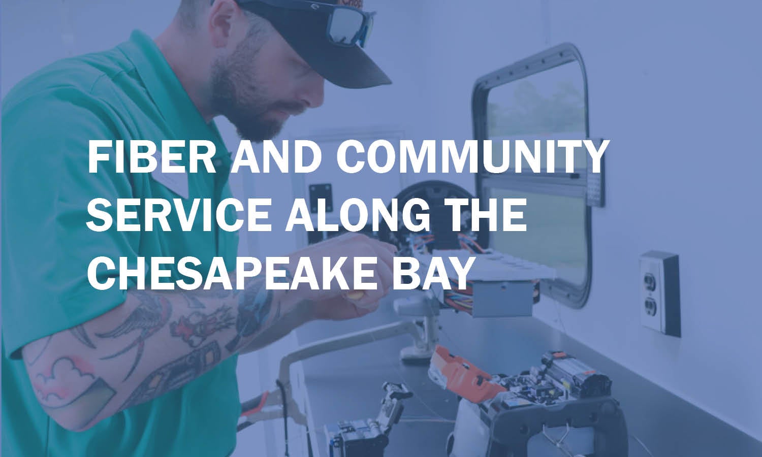 fiber and community svc along the chesapeake bay